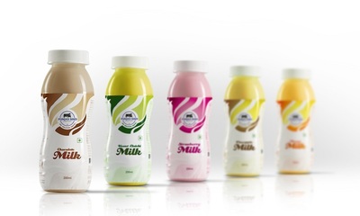 乳制品饮料包装设计和风味酸奶包装设计